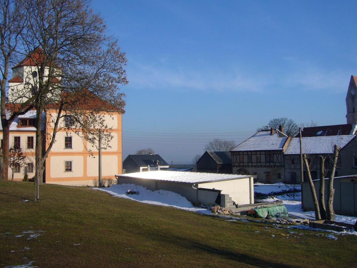 Hotel Garni Schloss Schoenberg Bad Brambach Exteriör bild